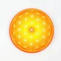 Gifts - Flower of Life soft touch Magnet - orange (7 colours at choice) - MANDALASHOP