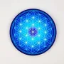 Gifts - Flower of Life soft touch Magnet - blue (7 colours at choice) - MANDALASHOP