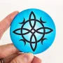 Gifts - Blue Witches knot Magnet - MANDALASHOP