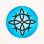 Gifts - Blue Witches knot Magnet - MANDALASHOP