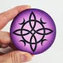 Cadeaux - Magnet Noeud de sorcière violet - MANDALASHOP