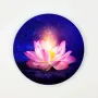 Gifts - Floating Lotus Flower soft touch Magnet - MANDALASHOP