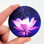 Gifts - Lotus Flower with spark soft touch Magnet - MANDALASHOP