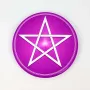 Gifts - Purple Pentagram soft touch Magnet - MANDALASHOP