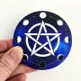 Gifts - Pentacle & moon phases soft touch Magnet - MANDALASHOP