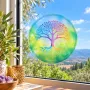Decorative objects - Repositionable window sticker Tree of Life - MANDALASHOP