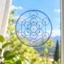 Decorative objects - Transparent Metatron Window Sticker - MANDALASHOP