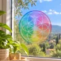 Decorative objects - Repositionable window sticker Seed of Life - MANDALASHOP