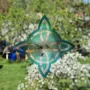 Decorative objects - Blue openwork Witches Knot window sticker - MANDALASHOP