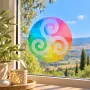 Decorative objects - Repositionable window sticker positive Triskel - MANDALASHOP