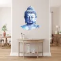 Decorative objects - Blue Buddha wall sticker - MANDALASHOP
