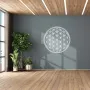 Decorative objects - White Flower of Life wall sticker - MANDALASHOP