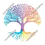 Decorative objects - White Tree of Life canvas - MANDALASHOP
