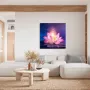Decorative objects - Floating Lotus Flower canvas - MANDALASHOP