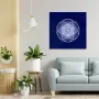 Decorative objects - Indigo Seed of Life canvas - MANDALASHOP
