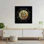 Objets de décoration - Toile Sri Yantra (fond noir) - MANDALASHOP