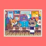 Decorative objects - Postcard\" In the bistro\” - Format A6 - YEAAAH! STUDIO