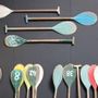 Objets de décoration - Rame Pagaie bois peint - LYS IMPORT