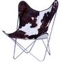 Armchairs - AA Butterfly leather and skins chair - AA NEW DESIGN