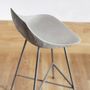 Chairs for hospitalities & contracts - hauteville - concrete bar chair - LYON BÉTON