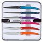 Kitchen utensils - Set of 6 Laguiole Sens Knives Assorted Colours in Box - TARRERIAS - BONJEAN
