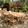 Tables de jardin - OUTDOOR DINING TABLE - MASSANT CREATION SA
