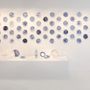 Assiettes de réception  - Collection d'art de la table Magma cobalt en porcelaine de Limoges - NON SANS RAISON PORCELAINE DE LIMOGES