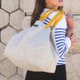 Bags and totes - Classic linen "carry it all" - PERL B HELSINKI-MARSEILLE