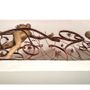 Pièces uniques - Rambarde composée d'un décor en fer forgé associé à deux sculptures de femmes en trois dimensions, en bronze. Création sur commande  - POTHIN GALLARD CRÉATION BRONZE