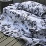 Fabric cushions - HAND-PAINTED RANGE - VIVIDGREY