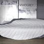 Throw blankets - LEAF QUILTS & RUGS - VIVIDGREY