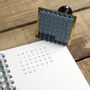 Stationery - Perpetual Calendar Stamp - NOMBRE