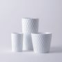 Mugs - Diamond pattern  - 224PORCELAIN