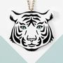 Bijoux - Collier "Tigre Blanc" - JULE ET LILY