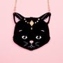 Jewelry - Collier " Gispy Cat " Blanc - JULE ET LILY