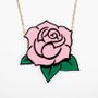 Jewelry - Collier " Gispy Rose " rose - JULE ET LILY