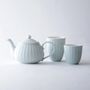 Tea and coffee accessories - Celadon and White Cup Large - HATAMAN