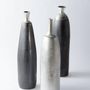 Vases - Flower vase Silver glaze / Manganese glaze - RISO CERAMICS