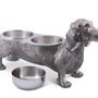 Bowls - Dog Feeding Bowl - Dachshund - VAGABOND HOUSE