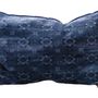 Fabric cushions - CUSHION  JACQUARD SPRAY & DYE INDIGO - MAISON DE VACANCES