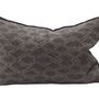 Fabric cushions - CUSHION CHENILLE SOFT WASHED SAMARKAND ARGILE - MAISON DE VACANCES