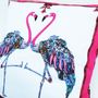 Coussins textile - Coussin Flamingo Rose - ASTRID SARKISSIAN
