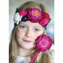 Children's dress-up - English Garden Fairy Crown & Wand - SEW HEART FELT