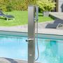Outdoor space equipments - FOOT WASH STATION WITH A SQUARE HANDSHOWER - D'UN JARDIN A L'AUTRE