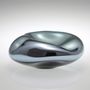 Art glass - Ocean Metallic Art Glass Object Bowl  - ALEXA LIXFELD