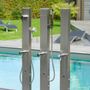 Outdoor space equipments - FOOT WASH STATION WITH A SQUARE HANDSHOWER - D'UN JARDIN A L'AUTRE