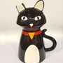 Tea and coffee accessories - teapot cat - TEAPOTS, MUGS & ART