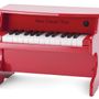 Toys - New Classic Toys - E-Piano red - 25 keys - NEW CLASSIC TOYS