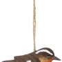 Objets de décoration - Oiseau des jardins à suspendre en bois - NATURACREATION - TRADE WINDS