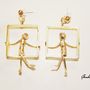 Jewelry - Earrings "Person on swing set"  - SZENDY GRINHILDA